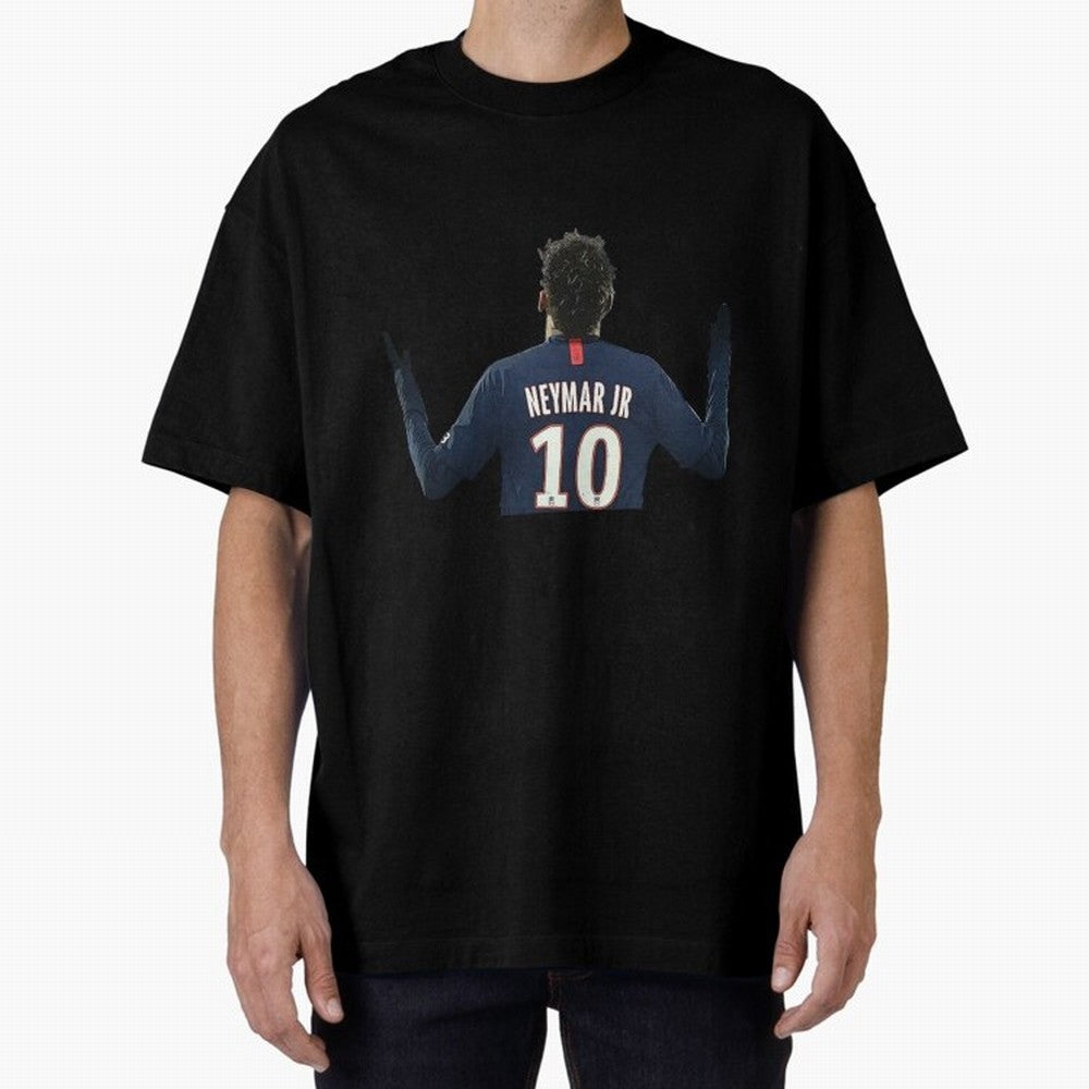 Neymar Jr Paris - 10 Oversized T-Shirt Represent Match Day Hype around FIFA World Cup 2026, Cristiano Ronaldo, Haaland and CR7, Netherlands, Football Passion, Legendary Performances, Festival Vibes and Supporter Community; Made for Collectors Who