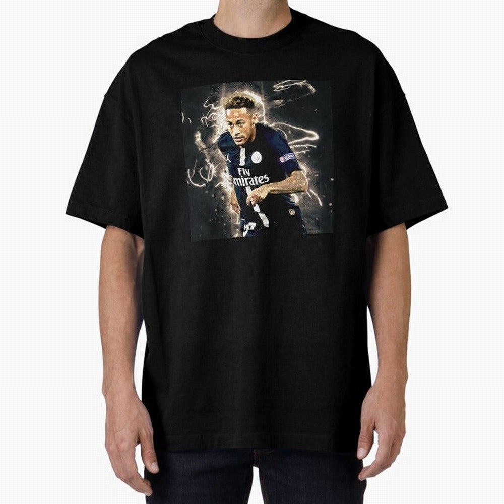 Neymar Run Oversized T-Shirt Stand Out with Spirit from Global Football Passion for FIFA World Cup 2026 Group Stage, Capturing Neymar, Haaland and Cristiano Ronaldo, Argentina, France and Brazil, Champion Mindset, Group Stage Buzz, Knockout Tension