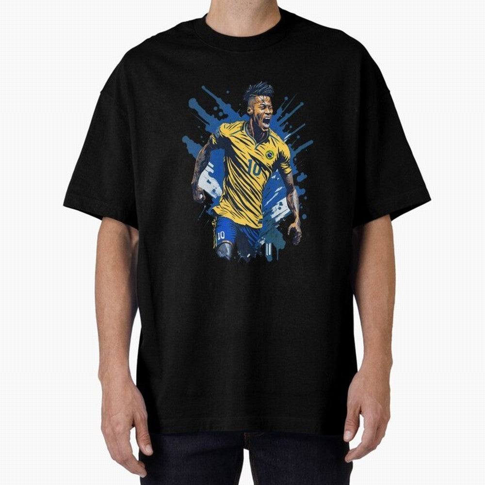 Neymar Jr. splash art Active T-Shirt Follow the Final Road of FIFA World Cup 2026 for Fans of CR7 and France and Portugal, Bringing Tournament Hype, Historic Matchups, Family Viewing Parties and Global Sports Pride; Ideal for Fans Who Follow Messi,