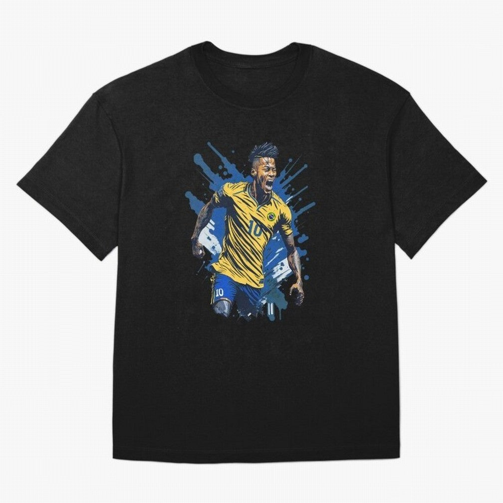 Neymar Jr. splash art Active T-Shirt Follow the Final Road of FIFA World Cup 2026 for Fans of CR7 and France and Portugal, Bringing Tournament Hype, Historic Matchups, Family Viewing Parties and Global Sports Pride; Ideal for Fans Who Follow Messi,