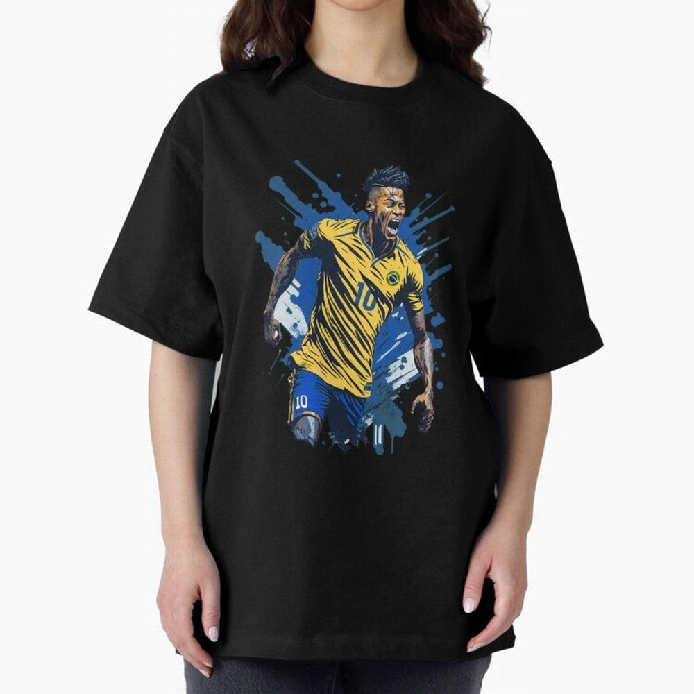 Neymar Jr. splash art Active T-Shirt Follow the Final Road of FIFA World Cup 2026 for Fans of CR7 and France and Portugal, Bringing Tournament Hype, Historic Matchups, Family Viewing Parties and Global Sports Pride; Ideal for Fans Who Follow Messi,