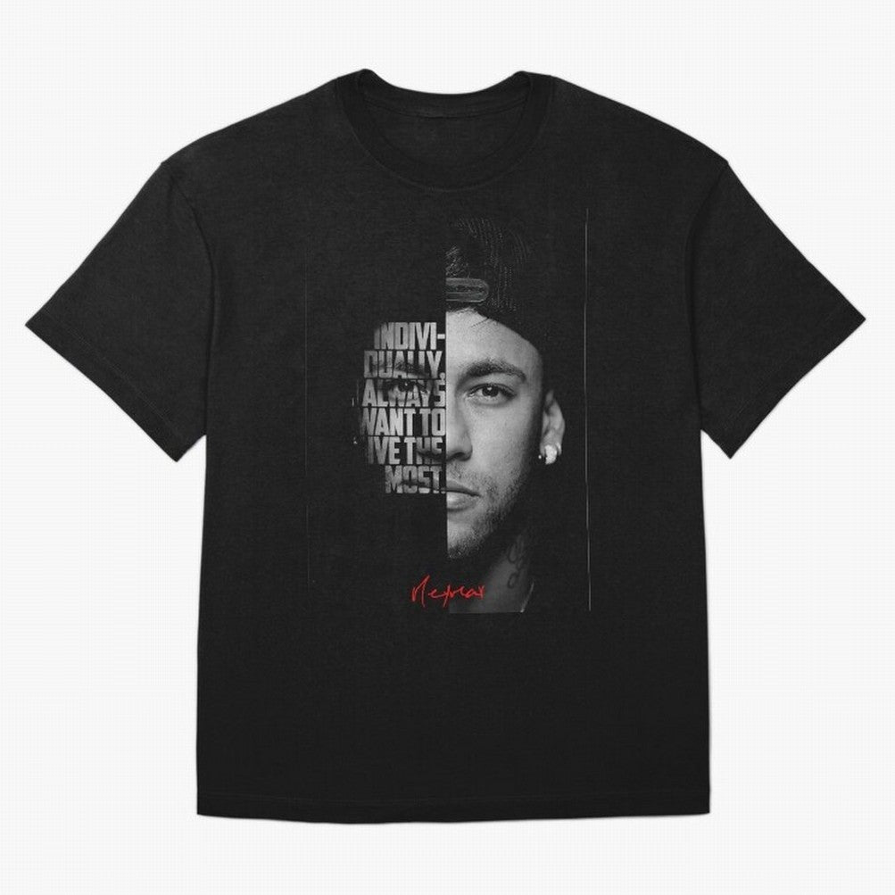 Black and white Neymar Jr quote. Classic T-Shirt Show Love for Legendary Goals in the FIFA World Cup 2026 USA Canada Mexico Journey through Messi, CR7 and Mbappe Highlights, Netherlands Pride, Football Festival Excitement, Trophy Ambitions, Country