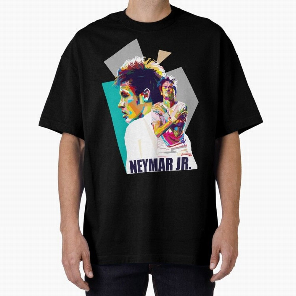 Young Neymar WPAP art Classic T-Shirt Refresh FIFA World Cup 2026 Group Stage Spirit, with Germany, Cristiano Ronaldo, Haaland and CR7, Championship Spirit, Famous Goals, Roaring Crowds and International Football Unity; Ideal for Football Dads,
