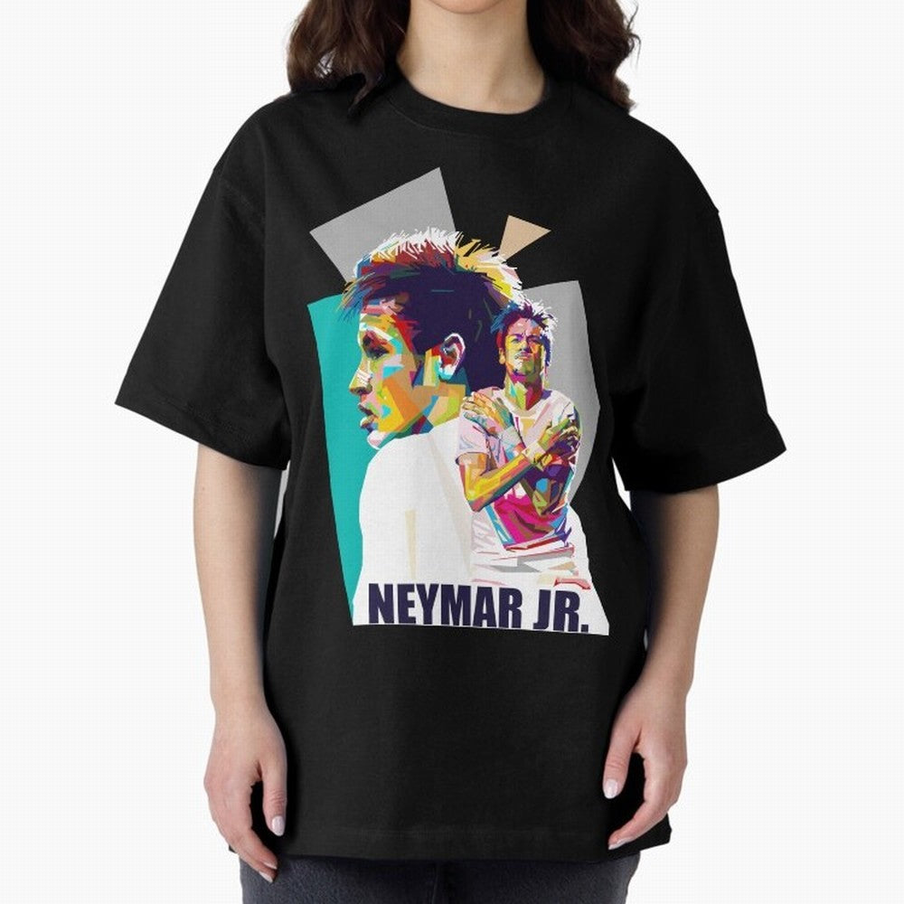 Young Neymar WPAP art Classic T-Shirt Refresh FIFA World Cup 2026 Group Stage Spirit, with Germany, Cristiano Ronaldo, Haaland and CR7, Championship Spirit, Famous Goals, Roaring Crowds and International Football Unity; Ideal for Football Dads,