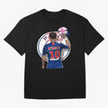 Art Neymar Illustration Classic T-Shirt Mark FIFA World Cup 2026 Spirit, Centered on Brazil, Portugal and Argentina, Cristiano Ronaldo, Haaland and CR7, Sports Nostalgia, International Competition, Famous Players and Unforgettable Victories;