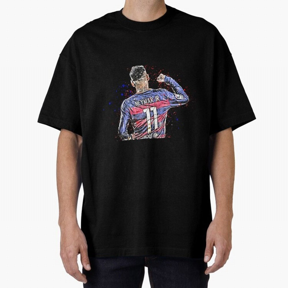 Neymar Classic T-Shirt Bring a Vintage Feel to Match Day Hype around FIFA World Cup 2026 Group Stage, Mbappe, France, Championship Spirit, Famous Goals, Roaring Crowds and International Football Unity; Great for Supporters Who Love Legendary