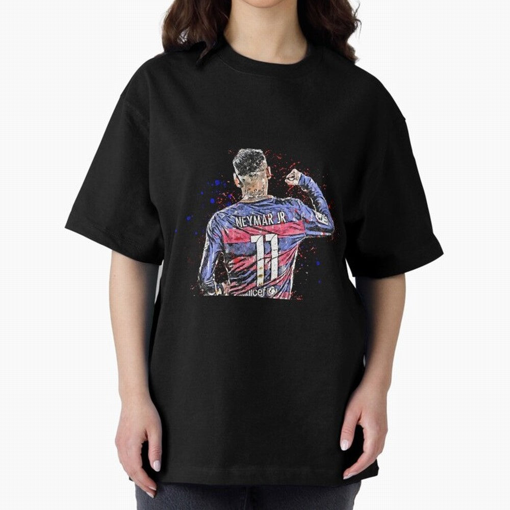 Neymar Classic T-Shirt Bring a Vintage Feel to Match Day Hype around FIFA World Cup 2026 Group Stage, Mbappe, France, Championship Spirit, Famous Goals, Roaring Crowds and International Football Unity; Great for Supporters Who Love Legendary
