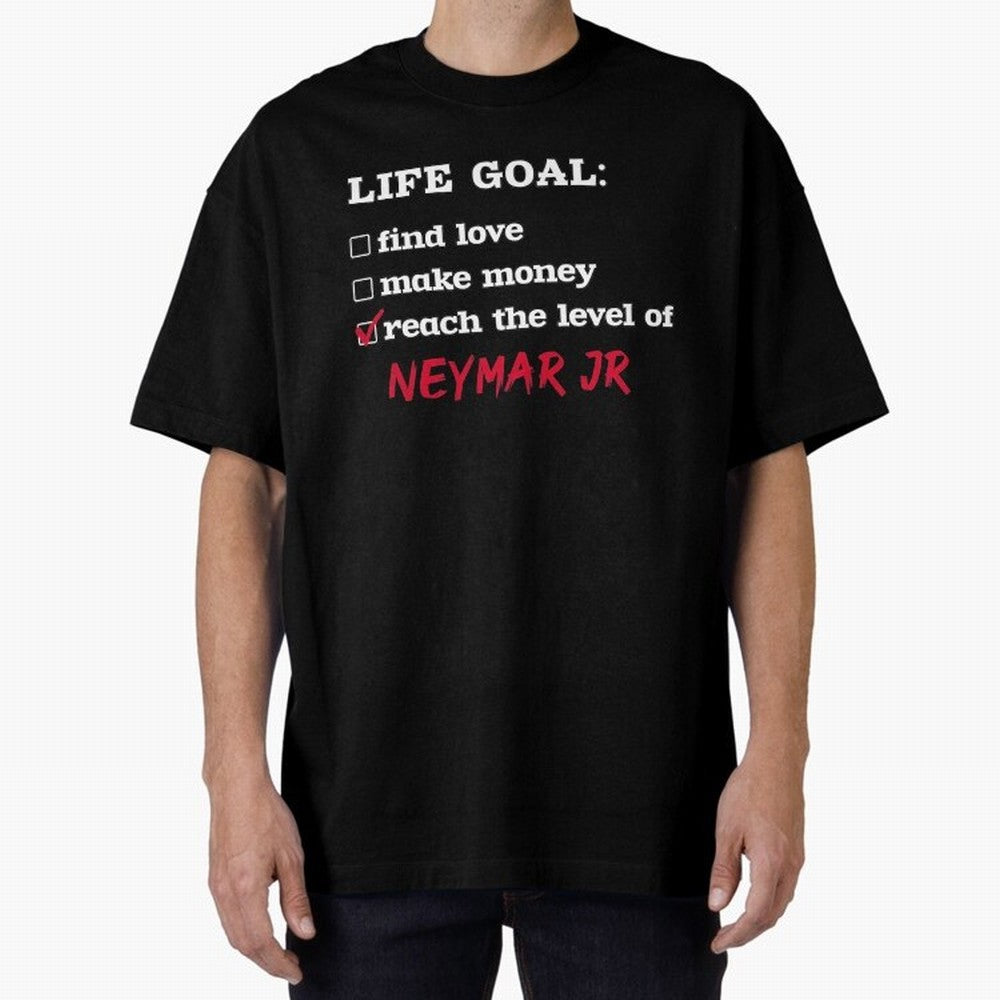 Life goal Neymar Jr Classic T-Shirt Celebrate Rivalries and Pride in Global Football Passion for FIFA World Cup 2026 USA Canada Mexico, Made for Neymar, Haaland and Cristiano Ronaldo, Argentina, Vintage Soccer Flavor, Modern Football Stars,