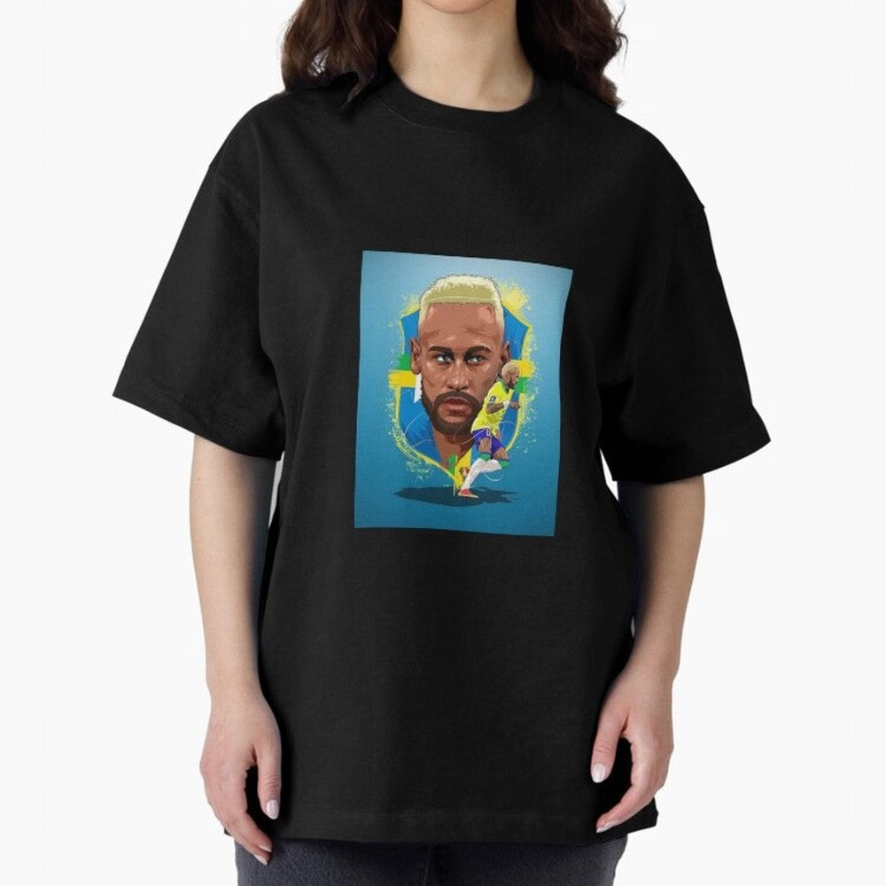 neymar jr al nassr Oversized T-Shirt Create FIFA World Cup 2026 Group Stage Filled with Neymar, Haaland and Cristiano Ronaldo, Argentina Energy, Soccer Culture, Superstar Moments, National Team Dreams and Competitive Fire; Great for Supporters Who