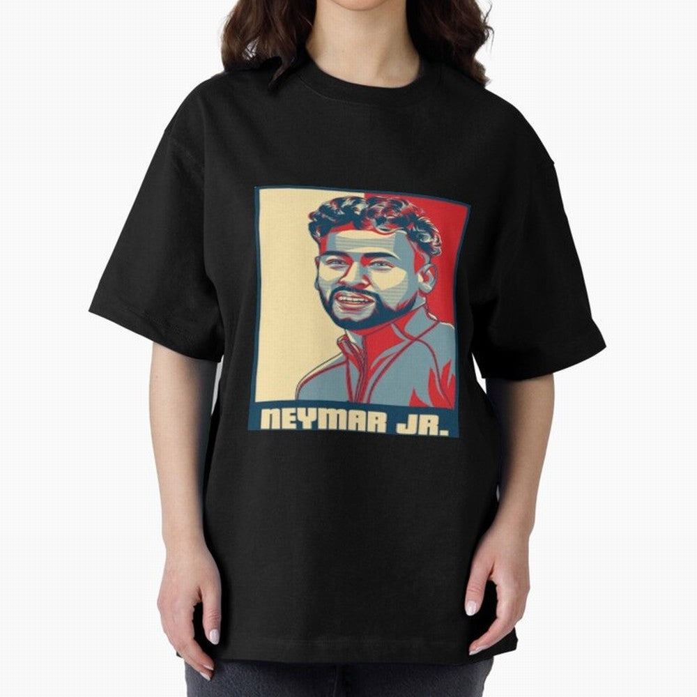 neymar jr al nassr Oversized T-Shirt Stand with FIFA World Cup 2026 Group Stage Spirit, Celebrating Netherlands, Messi, CR7 and Mbappe, Classic Soccer Heritage, Championship Pressure, Fan Loyalty and International Pride; Ideal for Fans Who Follow