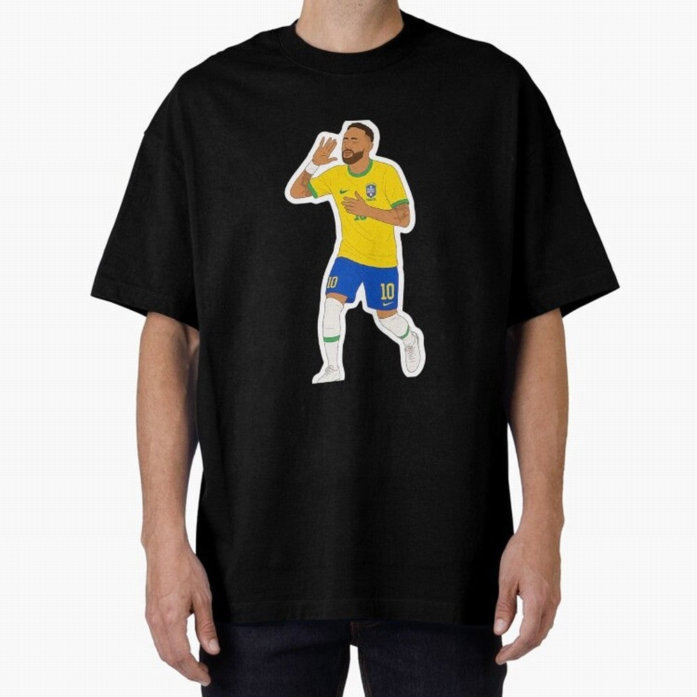 Neymar Jr Oversized T-Shirt Carry the Dream of FIFA World Cup 2026 USA Canada Mexico Celebrating Mbappe, Portugal, Spain and Germany Energy, Match Day Excitement, Supporter Culture, Golden Goals and Global Football Passion; Ideal for Football Dads,