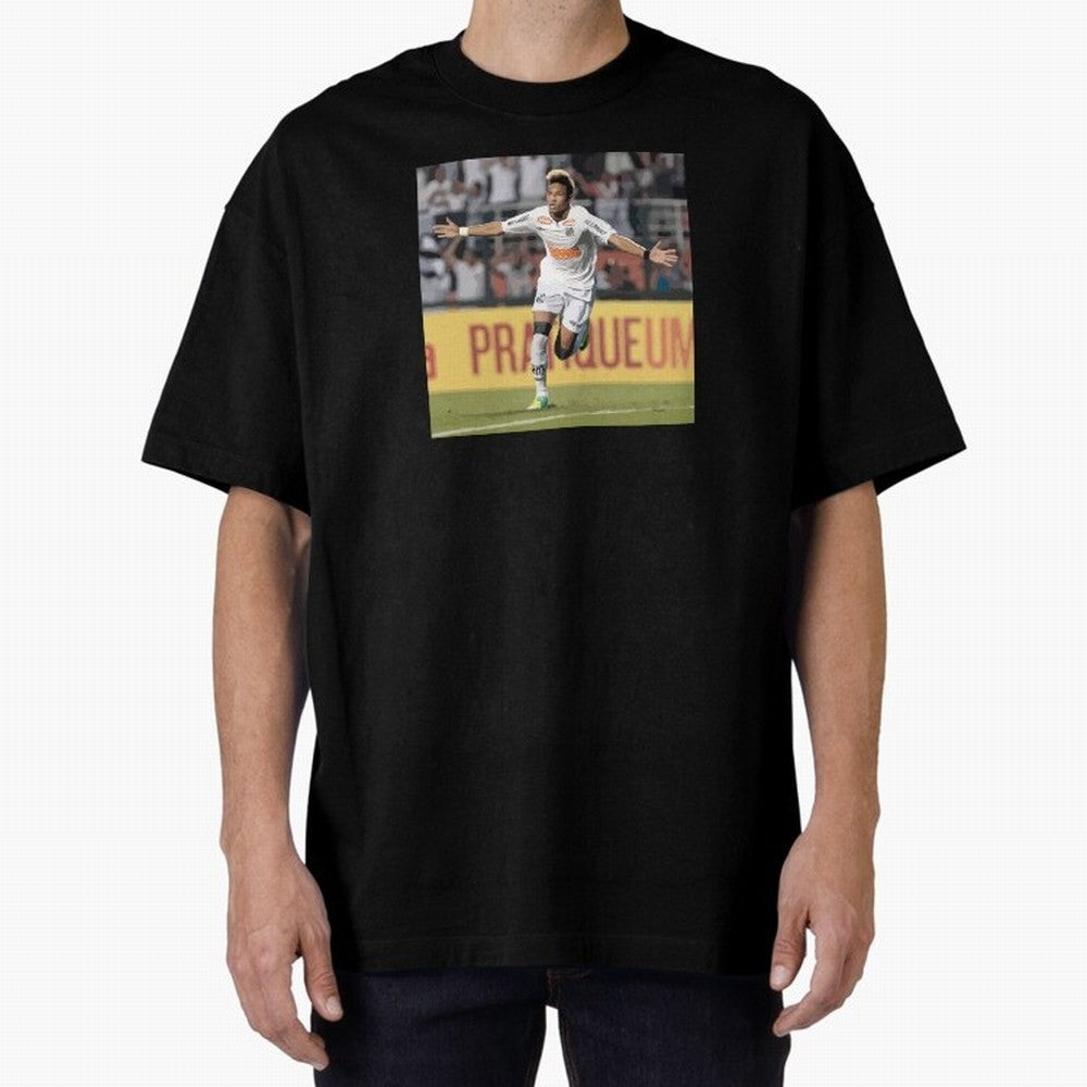 Neymar of Santos celebrating Classic T-Shirt Celebrate Fan Favorites in the FIFA World Cup 2026 Group Stage Journey through Cristiano Ronaldo, Haaland and CR7 Highlights, Netherlands Pride, Worldwide Fan Energy, Dramatic Goals, Stadium Lights and