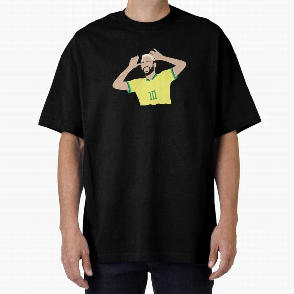 neymar cute vector Oversized T-Shirt Bring Bold Fan Energy to FIFA World Cup 2026 Group Stage Spirit, Built around France and Portugal, Messi and Cristiano Ronaldo, Global Supporter Spirit, Legendary Goals, National Colors and Tournament