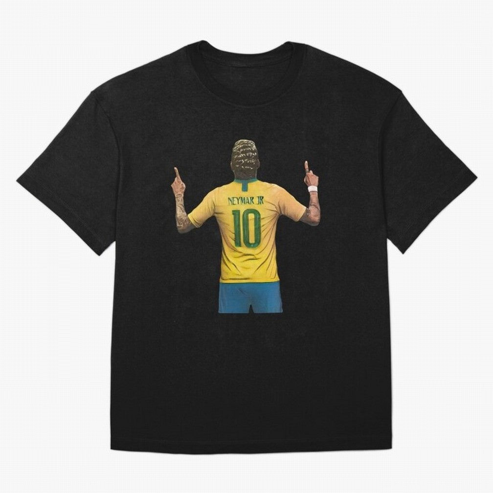 neymar jr Oversized T-Shirt Stand with Global Football Passion for FIFA World Cup 2026 Group Stage, Inspired by Messi, CR7 and Mbappe, Portugal, Football Festival Excitement, Trophy Ambitions, Country Rivalries and Star Player Buzz; Ideal for