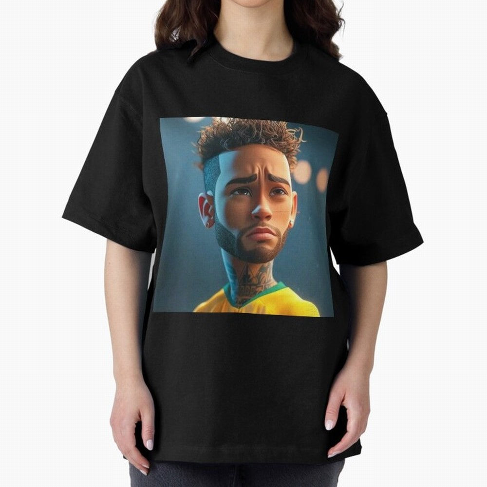 Neymar Jr cartoon picture Classic T-Shirt Honor the Beautiful Game during FIFA World Cup 2026 USA Canada Mexico Spirit, Featuring Spain, Messi, Neymar and Mbappe, Supporter Pride, Iconic Celebrations, Legendary Names and Global Match Day Energy;