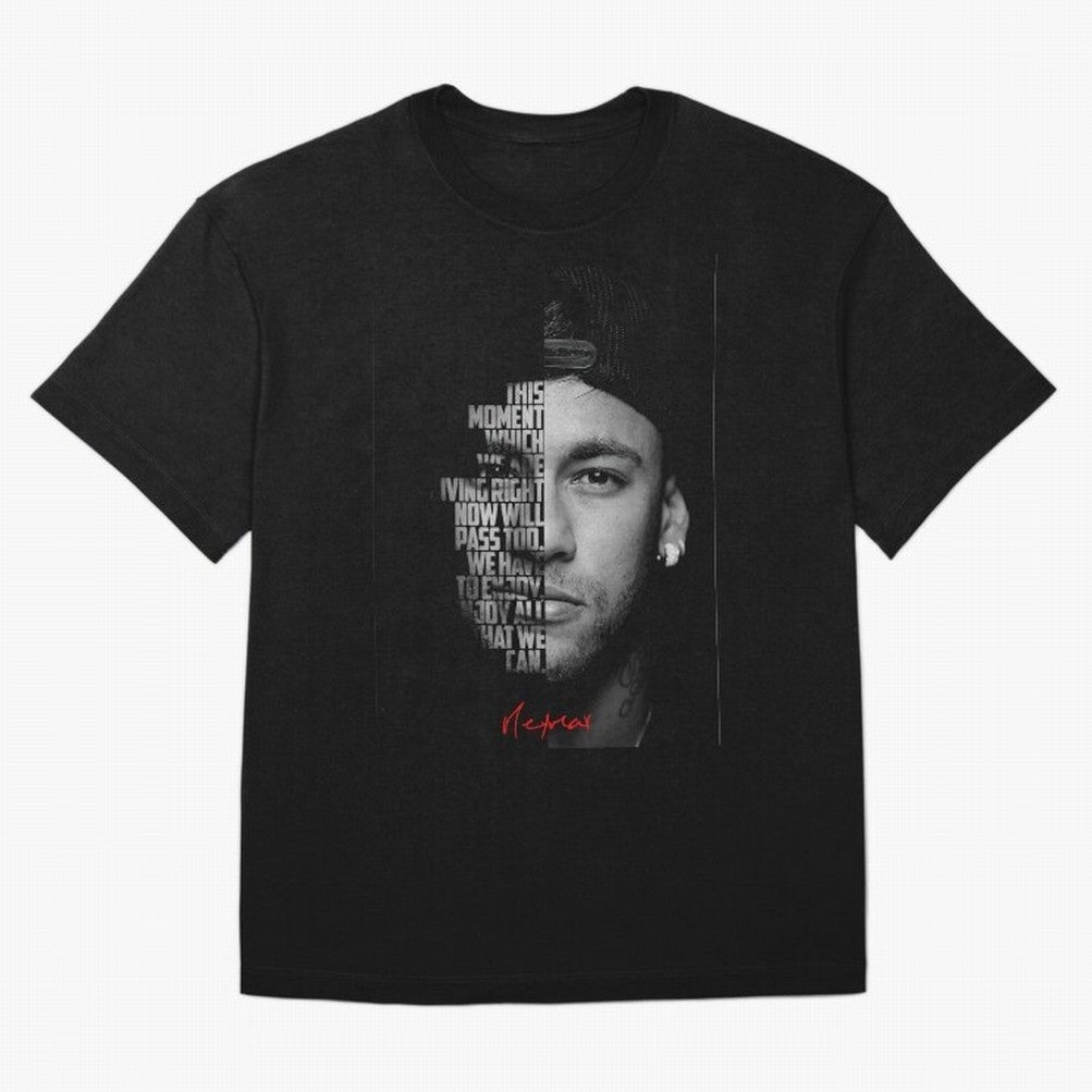 Black and white Neymar Jr quote. Classic T-Shirt Enjoy Global Football Passion for FIFA World Cup 2026 USA Canada Mexico, Driven by Haaland, France and Portugal, Football Passion, Legendary Performances, Festival Vibes and Supporter Community;