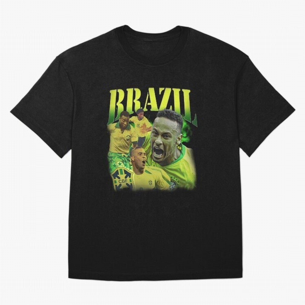Neymar Brazil Vintage Essential T-Shirt Bring a Champion Mindset to Match Day Hype around FIFA World Cup 2026 Group Stage, Messi, CR7 and Mbappe, Argentina and Brazil, Global Supporter Spirit, Legendary Goals, National Colors and Tournament
