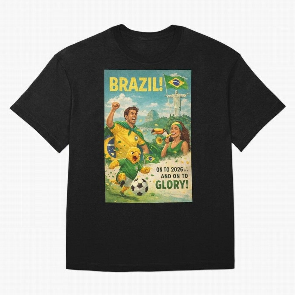 Brazil Rio de Janeiro Christ the Redeemer Sugarloaf Mountain FIFA World Cup 2026 Football Celebration Classic T-Shirt Show Championship Spirit for Global Football Passion for FIFA World Cup 2026 Group Stage, Celebrating Cristiano Ronaldo, Haaland