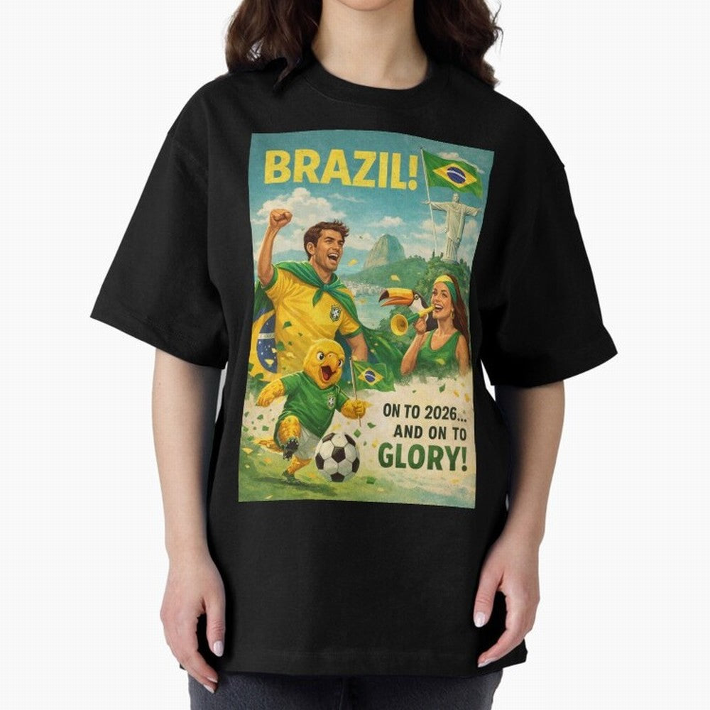 Brazil Rio de Janeiro Christ the Redeemer Sugarloaf Mountain FIFA World Cup 2026 Football Celebration Classic T-Shirt Show Championship Spirit for Global Football Passion for FIFA World Cup 2026 Group Stage, Celebrating Cristiano Ronaldo, Haaland