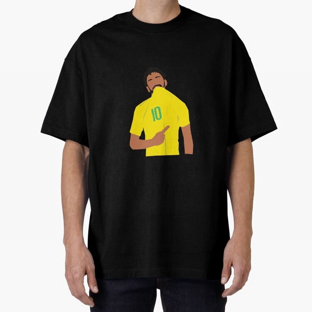Neymar Jr Oversized T-Shirt Bring International Match Energy to FIFA World Cup 2026 USA Canada Mexico Inspired by CR7 and Messi, Argentina and Brazil Energy, Classic Soccer Heritage, Championship Pressure, Fan Loyalty and International Pride; Made