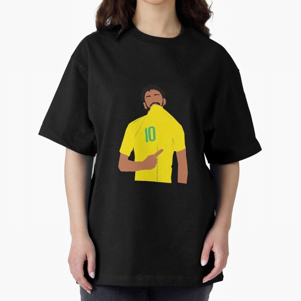 Neymar Jr Oversized T-Shirt Bring International Match Energy to FIFA World Cup 2026 USA Canada Mexico Inspired by CR7 and Messi, Argentina and Brazil Energy, Classic Soccer Heritage, Championship Pressure, Fan Loyalty and International Pride; Made