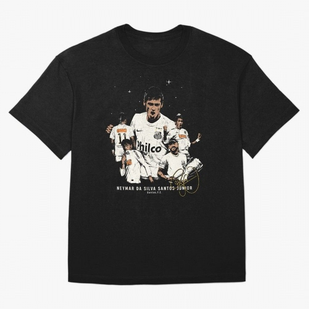Neymar Illustration Classic T-Shirt Enjoy Match Day Hype around FIFA World Cup 2026 Group Stage, CR7 and Messi, France and Portugal, Champion Mindset, Group Stage Buzz, Knockout Tension and Passionate Fan Culture; Great for Supporters Who Love