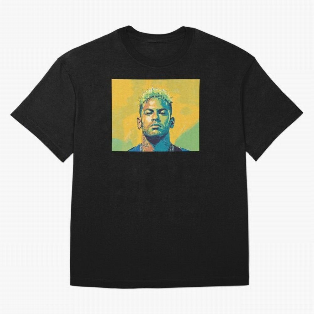 Neymar Brazil Captain Classic T-Shirt Get Ready for FIFA World Cup 2026 for Fans of Haaland and Mbappe and England, Bringing Game Day Rituals, Football Legends, Country Pride and the Road to the Final; Perfect for Fans, Collectors, Family