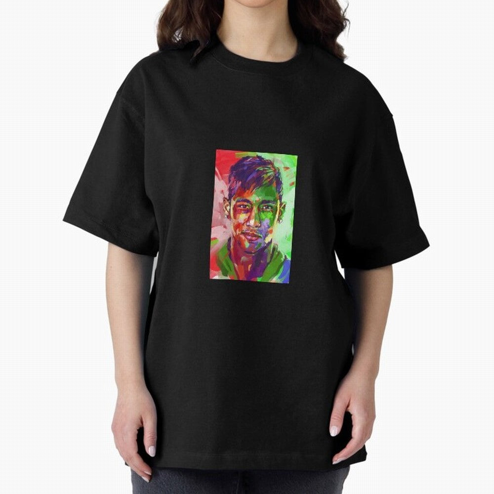 Neymar JR Oversized T-Shirt Make Your Look Match Global Football Passion for FIFA World Cup 2026, with Haaland and Mbappe, Argentina, France and Brazil, Soccer Culture, Superstar Moments, National Team Dreams and Competitive Fire; Built for