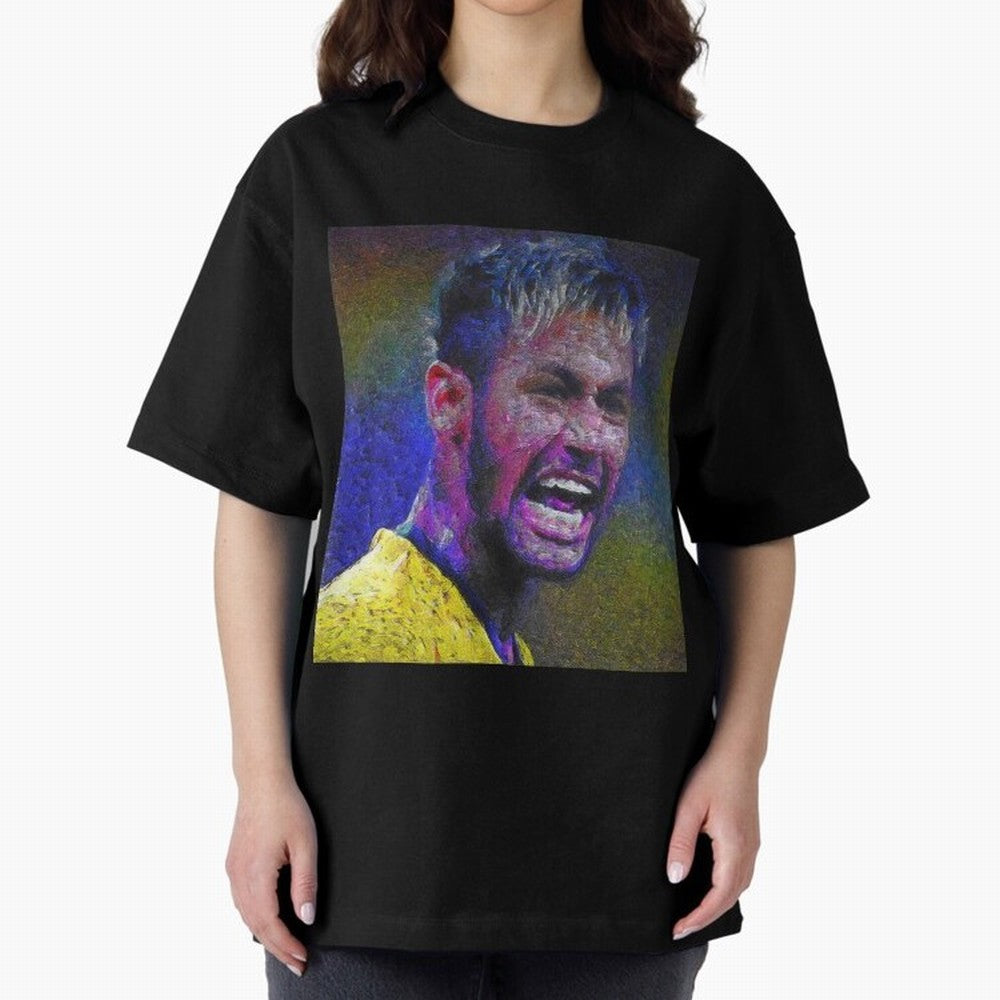 Neymar Poster Panting Art Brazilian Soccer Player Classic T-Shirt Join Supporters Worldwide for FIFA World Cup 2026 Spirit, Capturing Netherlands, CR7, Tournament Hype, Historic Matchups, Family Viewing Parties and Global Sports Pride; Built for