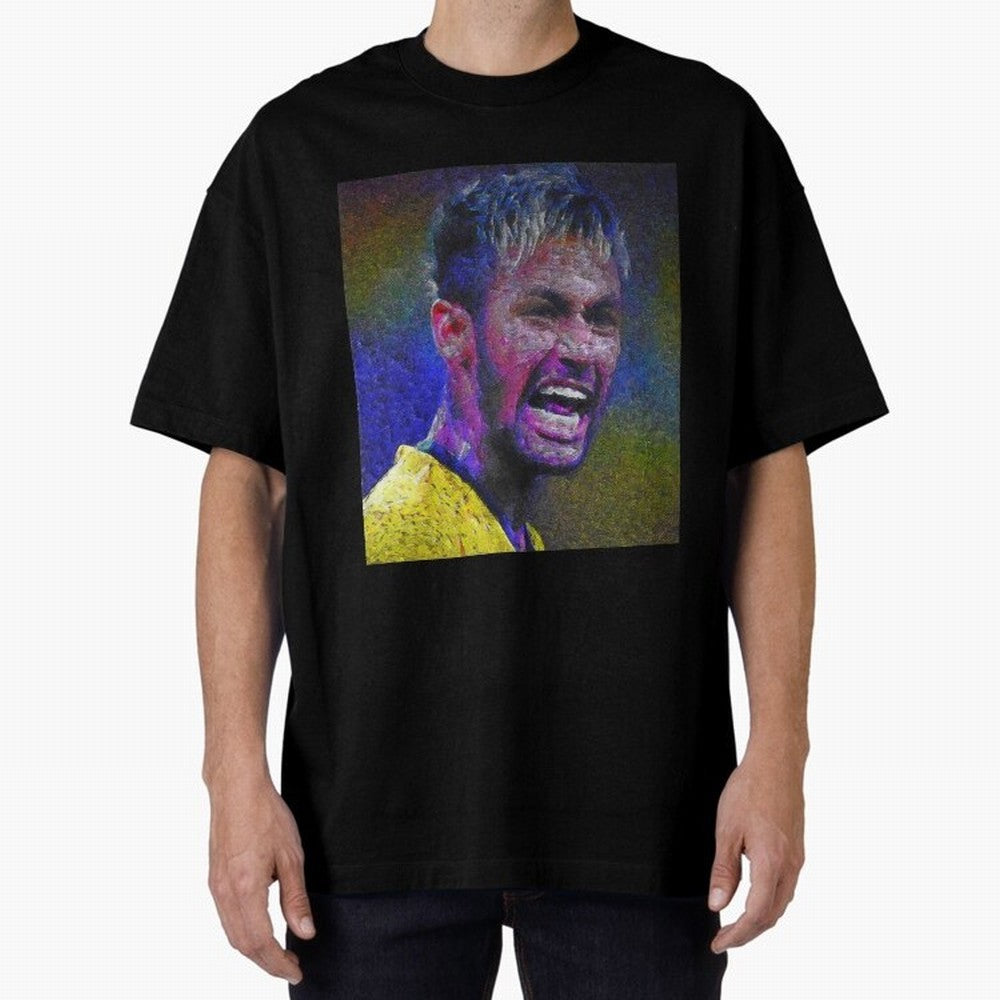 Neymar Poster Panting Art Brazilian Soccer Player Classic T-Shirt Join Supporters Worldwide for FIFA World Cup 2026 Spirit, Capturing Netherlands, CR7, Tournament Hype, Historic Matchups, Family Viewing Parties and Global Sports Pride; Built for