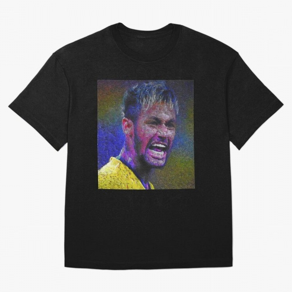 Neymar Poster Panting Art Brazilian Soccer Player Classic T-Shirt Join Supporters Worldwide for FIFA World Cup 2026 Spirit, Capturing Netherlands, CR7, Tournament Hype, Historic Matchups, Family Viewing Parties and Global Sports Pride; Built for