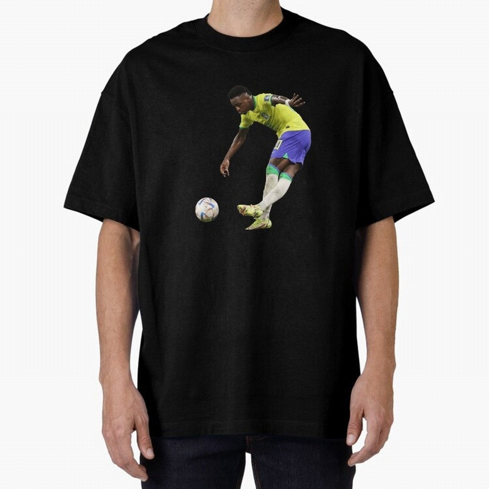 Vinicius Junior rabona Classic T-Shirt Bring Home Match Day Hype around FIFA World Cup 2026 USA Canada Mexico, Neymar, Haaland and Cristiano Ronaldo, Spain, Classic Soccer Heritage, Championship Pressure, Fan Loyalty and International Pride; Built