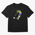 Vinicius Junior rabona Classic T-Shirt Honor Football Greatness during FIFA World Cup 2026 for Fans of Messi, Neymar and Mbappe and Argentina, France and Brazil, Bringing Vintage Soccer Flavor, Modern Football Stars, National Flags and Final Night