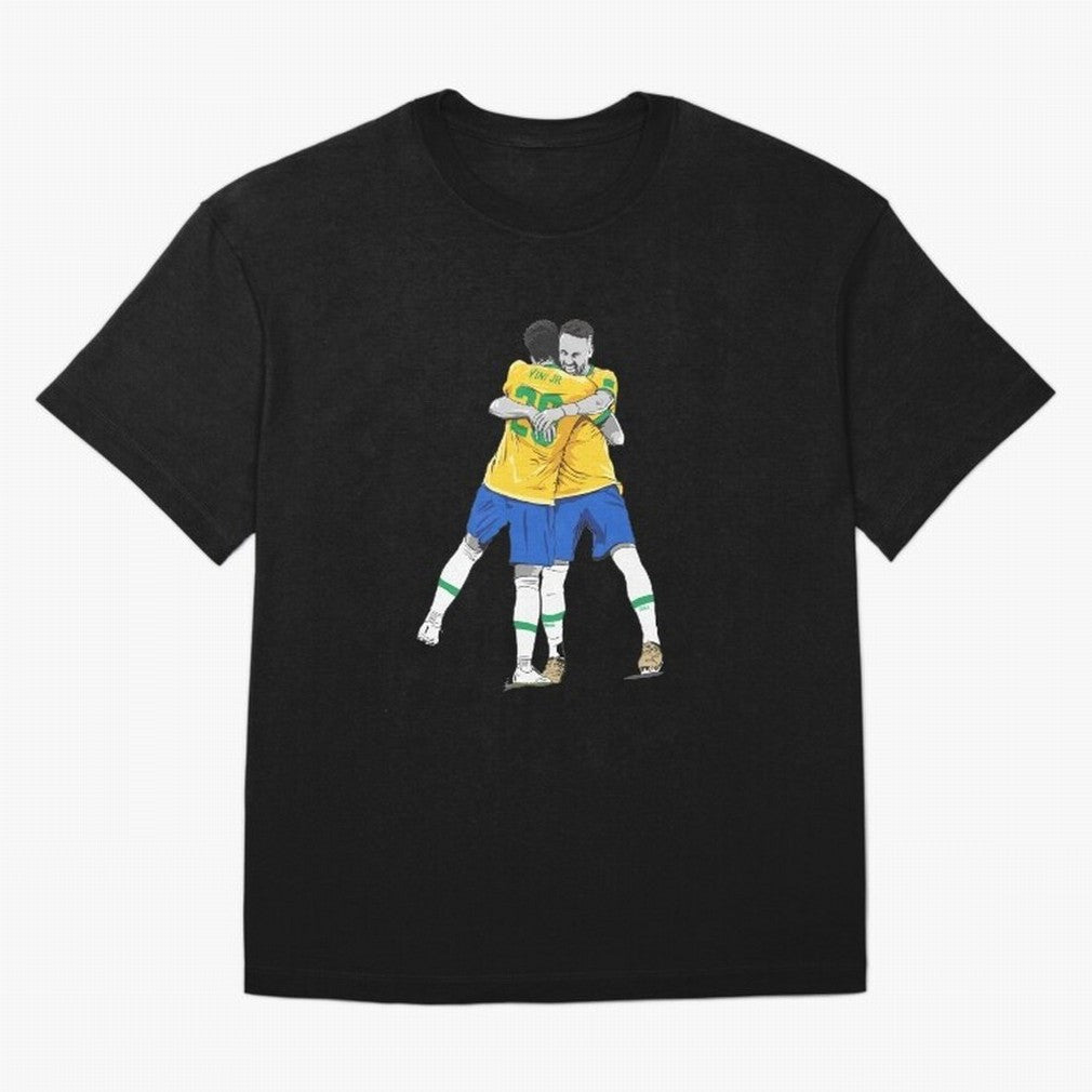 BRAZIL Neymar Jr and Vini Jr World Cup Celebration Oversized T-Shirt Feel the Heartbeat of Match Day Hype around FIFA World Cup 2026 Group Stage, Neymar, Haaland and Cristiano Ronaldo, Netherlands, Tournament Hype, Historic Matchups, Family Viewing