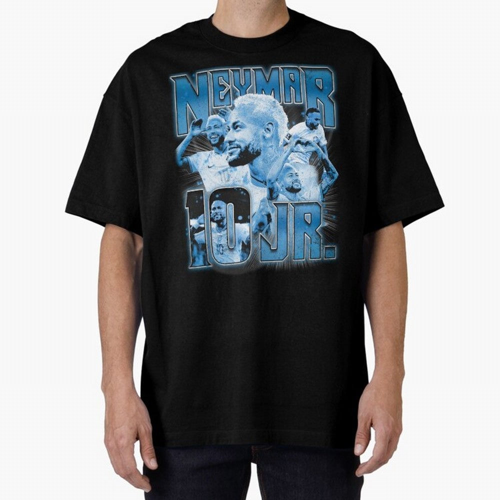 Neymar Jr. Bootleg Classic T-Shirt Capture Stadium Memories from Global Football Passion for FIFA World Cup 2026 Group Stage, Made for Cristiano Ronaldo, Haaland and CR7, Portugal, Classic Soccer Heritage, Championship Pressure, Fan Loyalty and