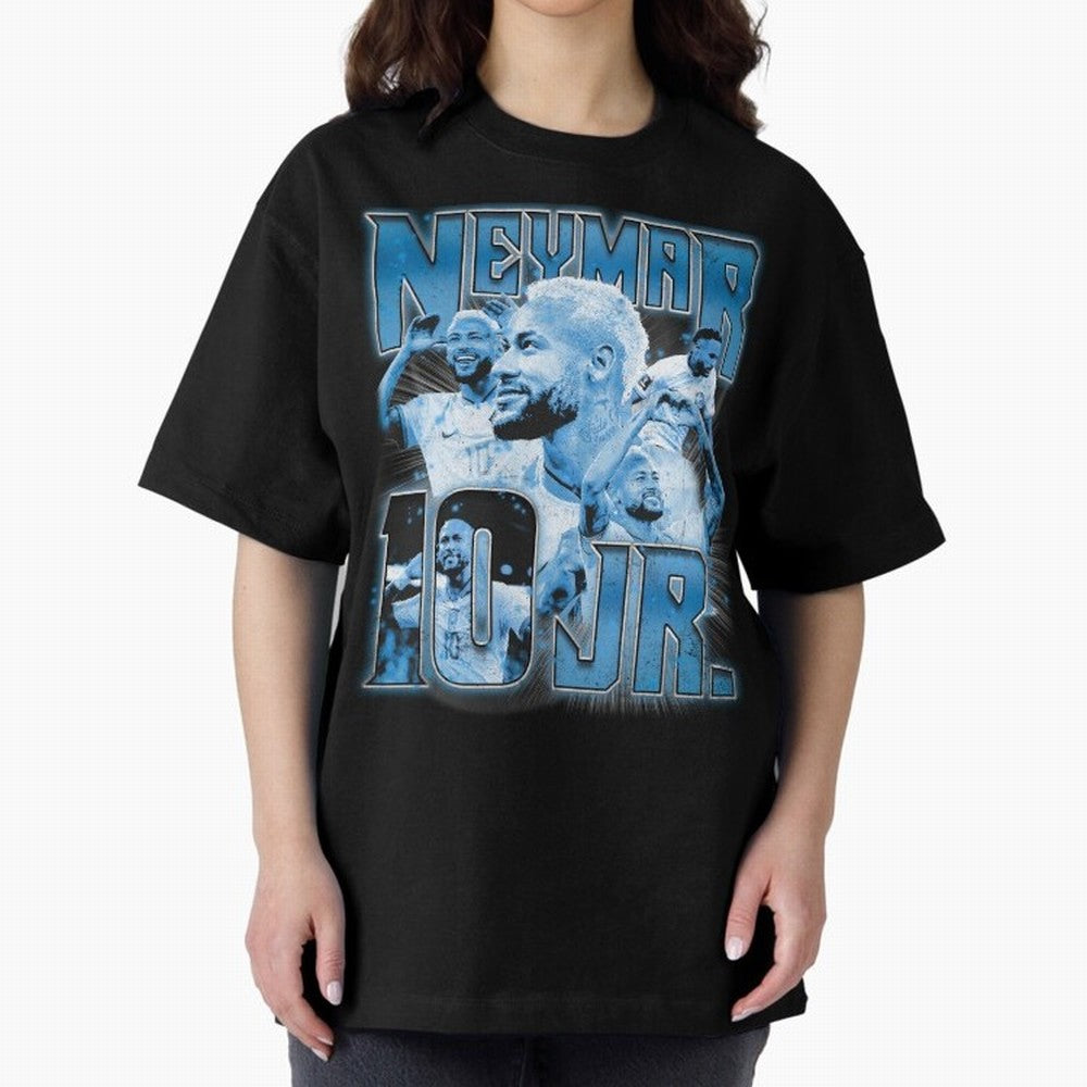 Neymar Jr. Bootleg Classic T-Shirt Capture Stadium Memories from Global Football Passion for FIFA World Cup 2026 Group Stage, Made for Cristiano Ronaldo, Haaland and CR7, Portugal, Classic Soccer Heritage, Championship Pressure, Fan Loyalty and