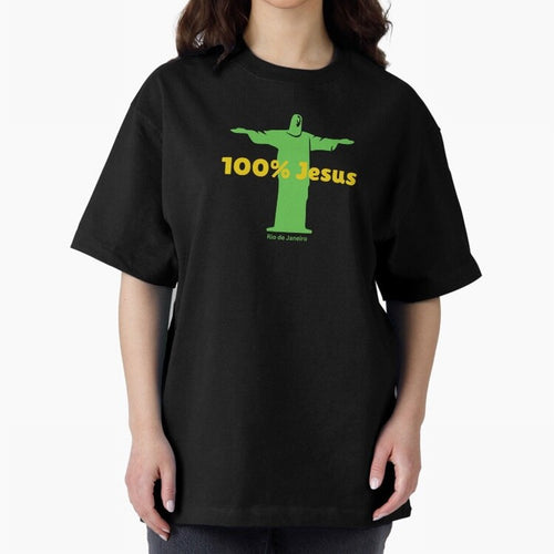 100% Jesus Christ the Redeemer Christian Brazilian Classic T-Shirt Embrace FIFA World Cup 2026 Group Stage for Fans of Messi and Cristiano Ronaldo and Brazil, Portugal and Argentina, Bringing Stadium Memories, Football Loyalty, International Chants