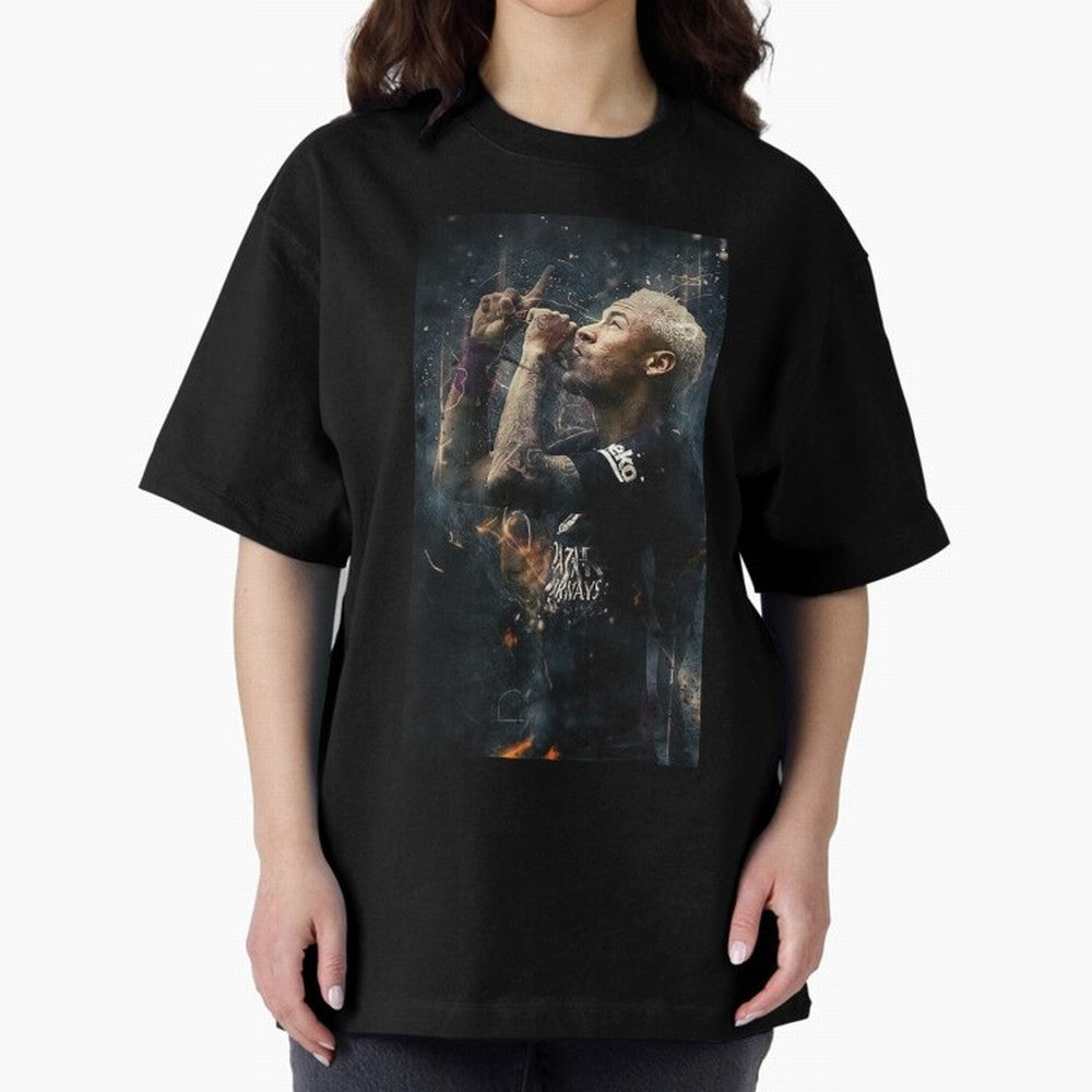 Neymar Junior - Design #o22 Oversized T-Shirt Live for the Drama of Match Day Hype around FIFA World Cup 2026 USA Canada Mexico, Haaland, England and Germany, Football Passion, Legendary Performances, Festival Vibes and Supporter Community; Perfect