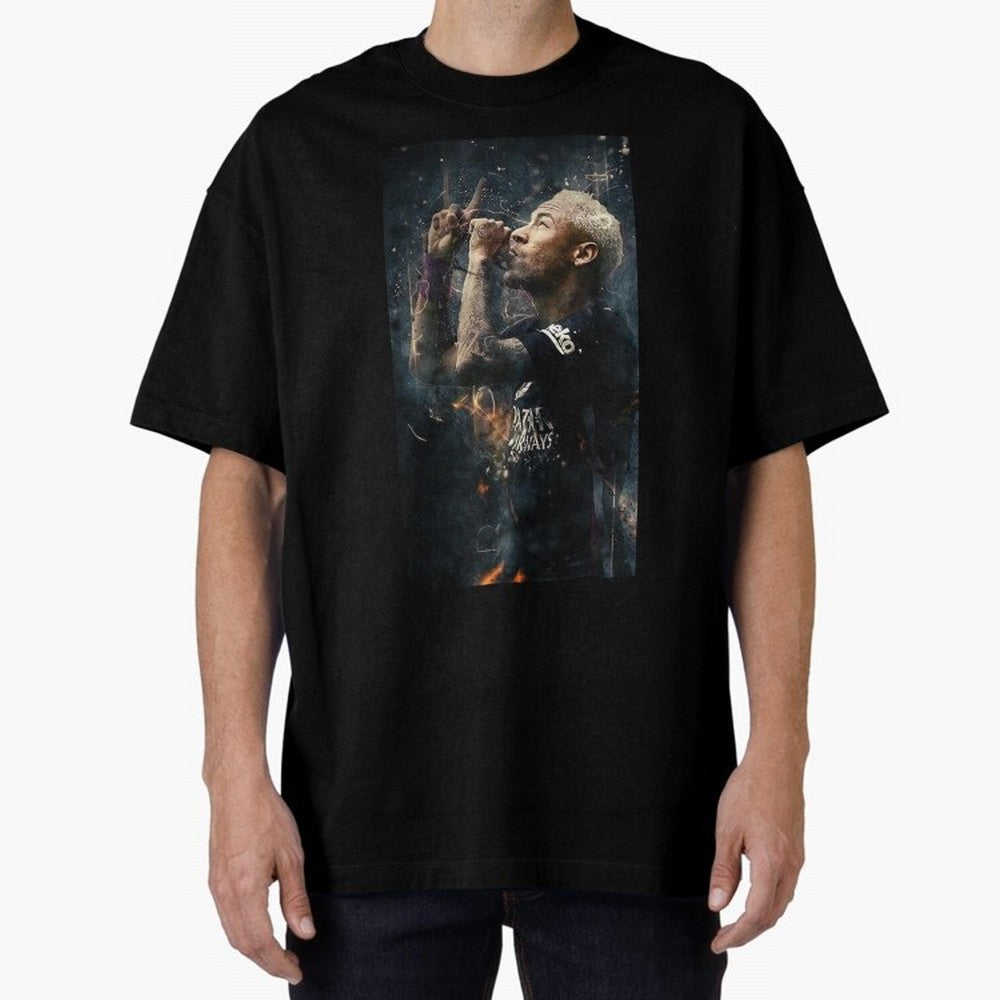 Neymar Junior - Design #o22 Oversized T-Shirt Live for the Drama of Match Day Hype around FIFA World Cup 2026 USA Canada Mexico, Haaland, England and Germany, Football Passion, Legendary Performances, Festival Vibes and Supporter Community; Perfect