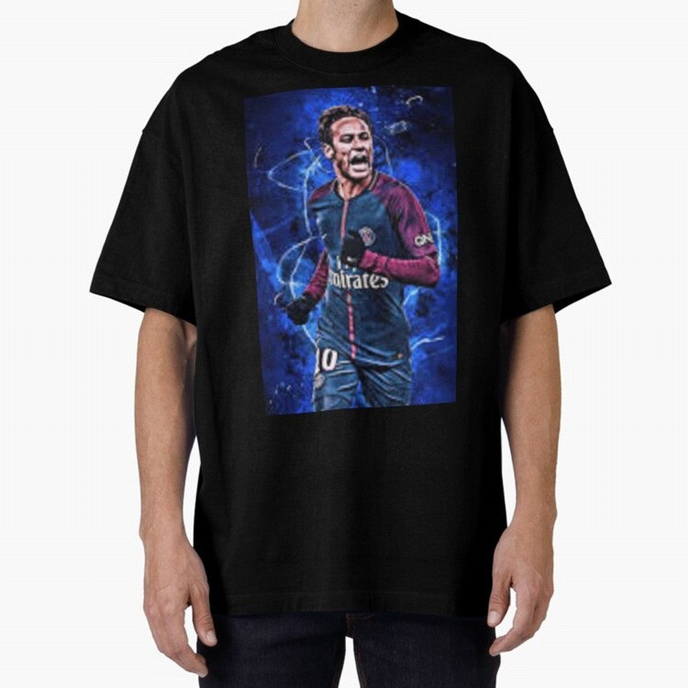 neymar jr art Oversized T-Shirt Upgrade Match Day Hype around FIFA World Cup 2026, CR7, Argentina, France and Brazil, Stadium Memories, Football Loyalty, International Chants and Championship Tradition; Ideal for Fans Who Follow Messi, Cristiano