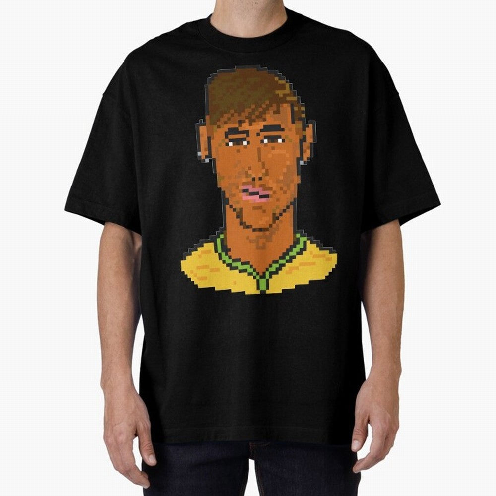 Neymar Jr Oversized T-Shirt Celebrate Rivalries and Pride in Match Day Hype around FIFA World Cup 2026, Cristiano Ronaldo, France and Portugal, Game Day Rituals, Football Legends, Country Pride and the Road to the Final; Ideal for Fans Who Follow