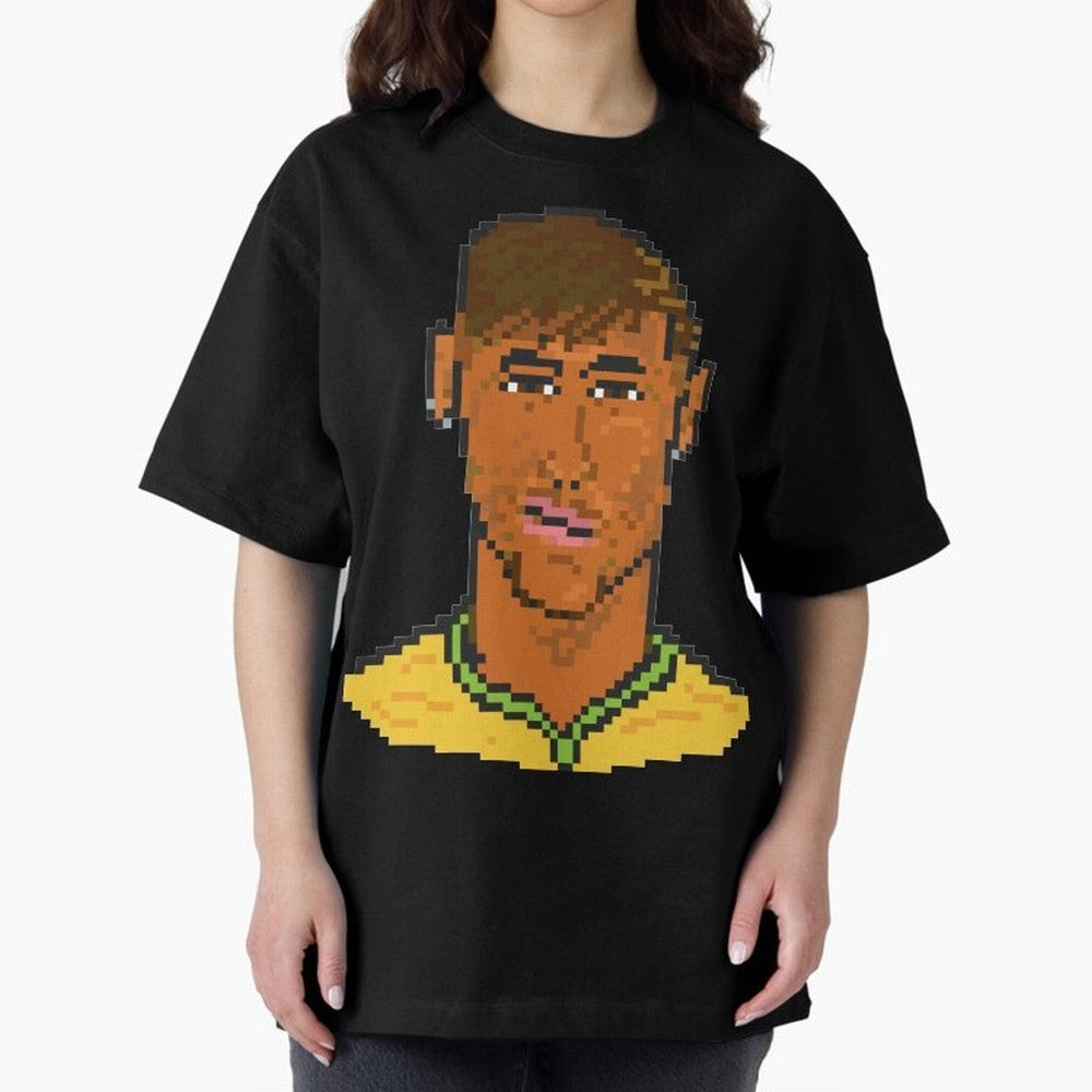 Neymar Jr Oversized T-Shirt Celebrate Rivalries and Pride in Match Day Hype around FIFA World Cup 2026, Cristiano Ronaldo, France and Portugal, Game Day Rituals, Football Legends, Country Pride and the Road to the Final; Ideal for Fans Who Follow