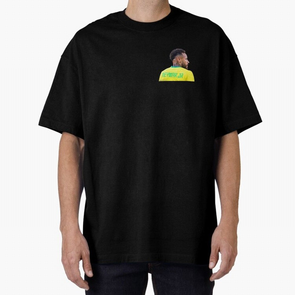 Neymar jr Oversized T-Shirt Represent Football Lovers during Match Day Hype around FIFA World Cup 2026, Mbappe and Neymar, France and Portugal, Worldwide Fan Energy, Dramatic Goals, Stadium Lights and Championship Celebrations; Perfect for Fans,