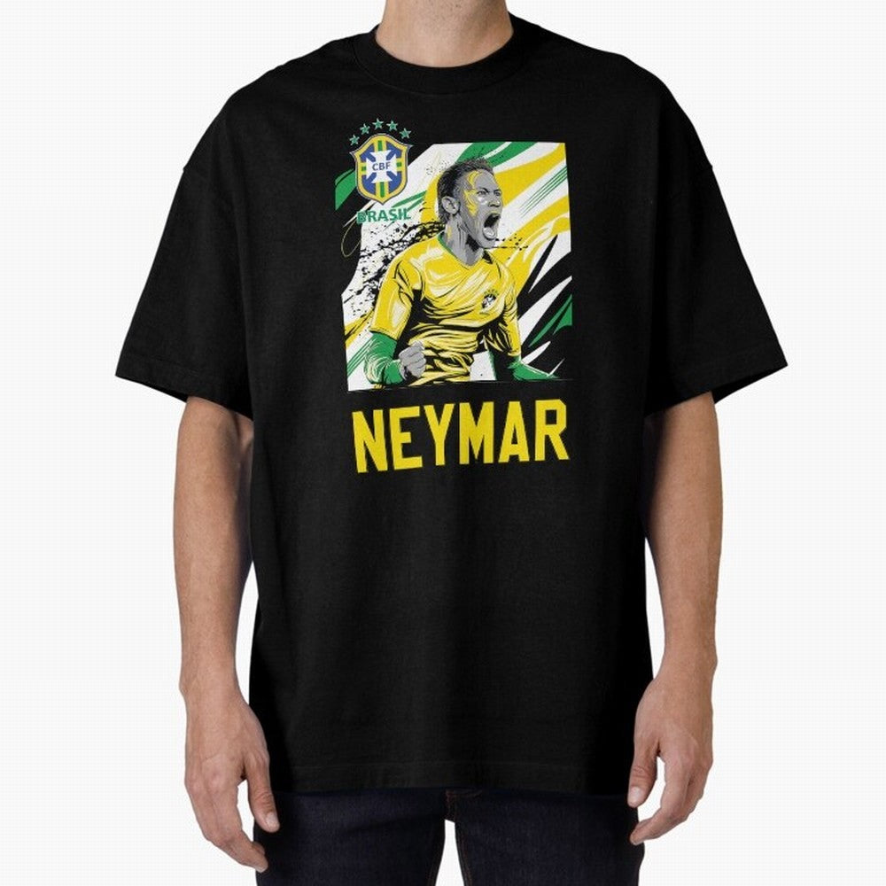Neymar Jr Essential T-Shirt Capture Stadium Memories from Match Day Hype around FIFA World Cup 2026 Group Stage, Messi and Cristiano Ronaldo, England, France and Netherlands, Sports Nostalgia, International Competition, Famous Players and