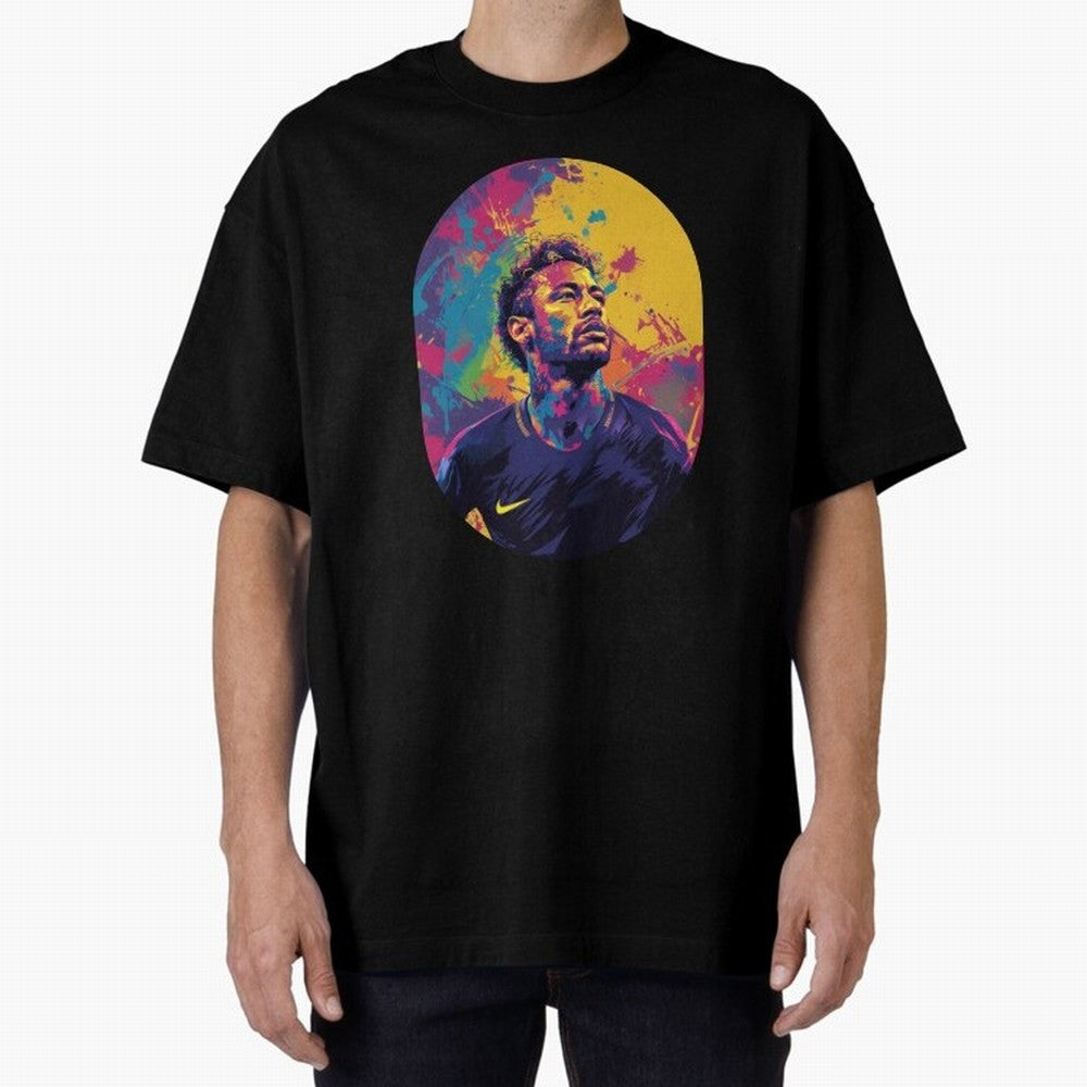 Neymar Jr. Classic T-Shirt Honor the FIFA World Cup 2026 Journey through CR7 and Messi Highlights, England Pride, Retro Football Energy, Iconic Rivalries, Trophy Chase Drama and Stadium Atmosphere; Created for Match Day Parties, Soccer Gifts, Fan