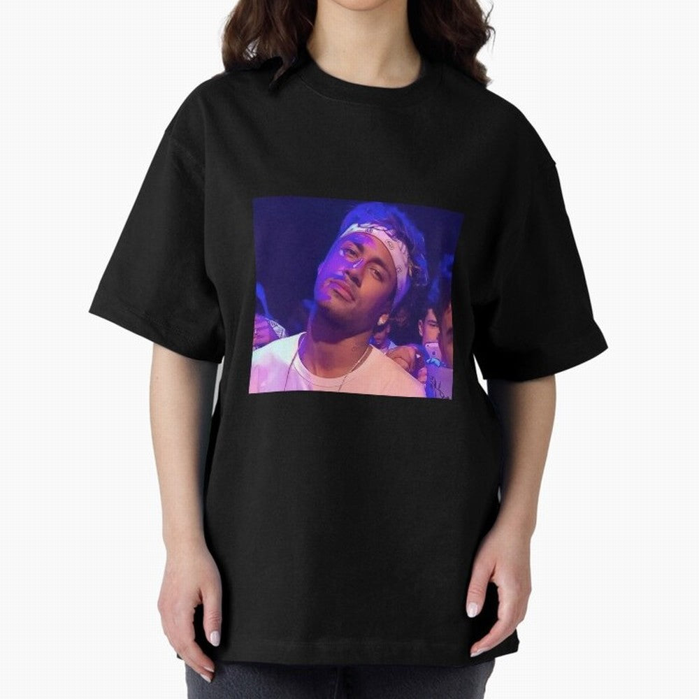 Neymar Jr Oversized T-Shirt Honor the Football Icons of Match Day Hype around FIFA World Cup 2026 Group Stage, Mbappe, France, Global Supporter Spirit, Legendary Goals, National Colors and Tournament Celebration; Great for Watch Parties, Sports
