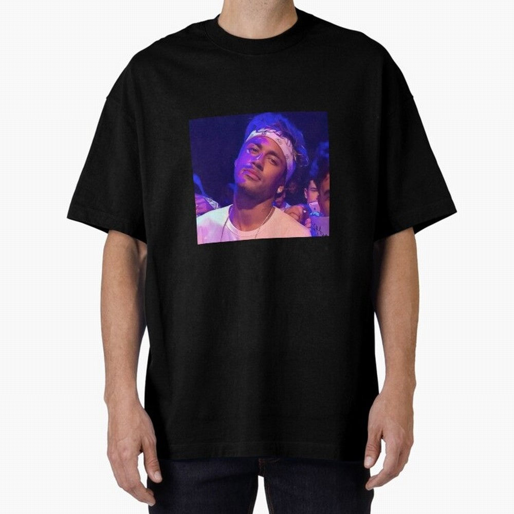 Neymar Jr Oversized T-Shirt Honor the Football Icons of Match Day Hype around FIFA World Cup 2026 Group Stage, Mbappe, France, Global Supporter Spirit, Legendary Goals, National Colors and Tournament Celebration; Great for Watch Parties, Sports