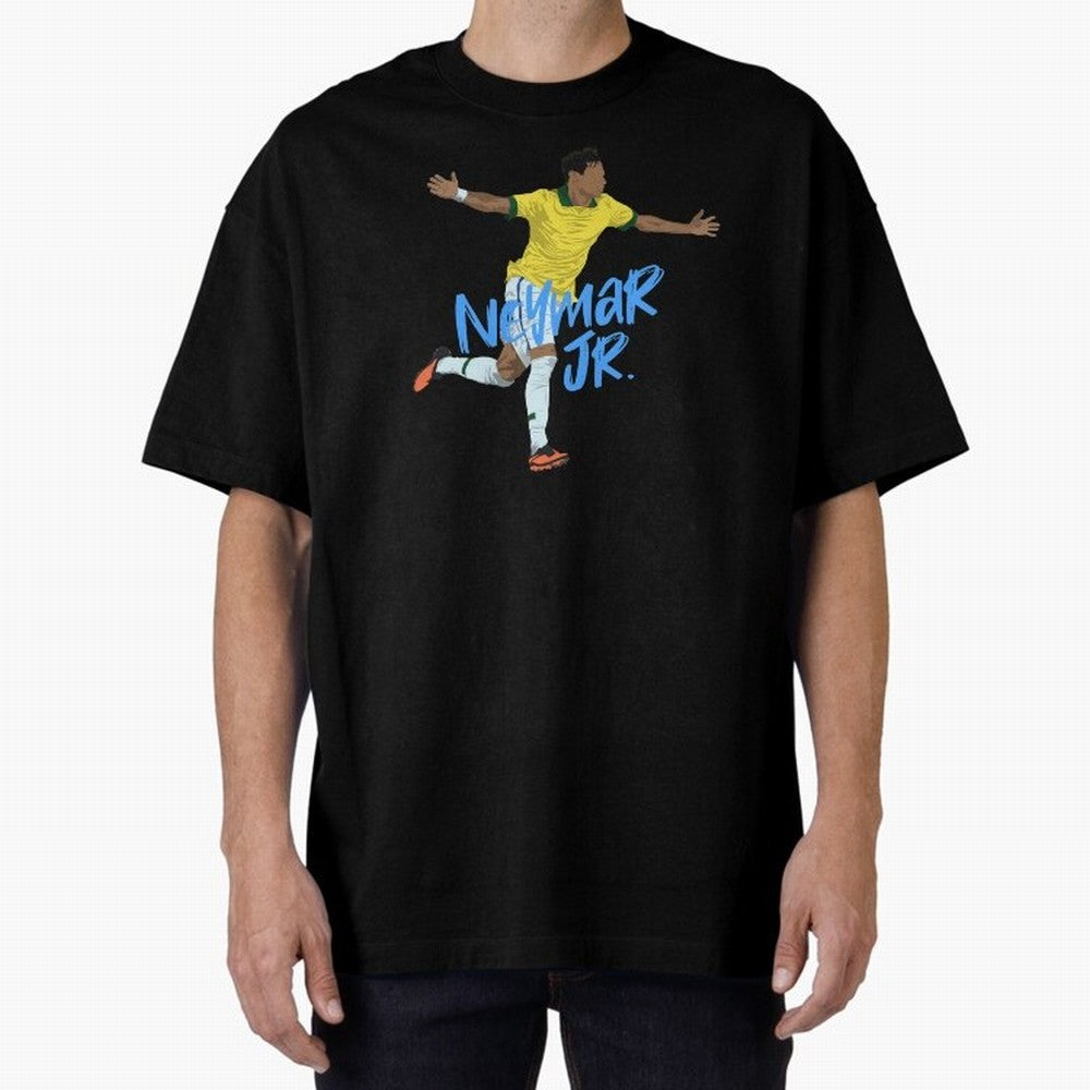 Neymar Jr. Classic T-Shirt Capture FIFA World Cup 2026 USA Canada Mexico Spirit, Featuring Brazil, Cristiano Ronaldo, Haaland and CR7, Championship Spirit, Famous Goals, Roaring Crowds and International Football Unity; Ideal for Football Dads,