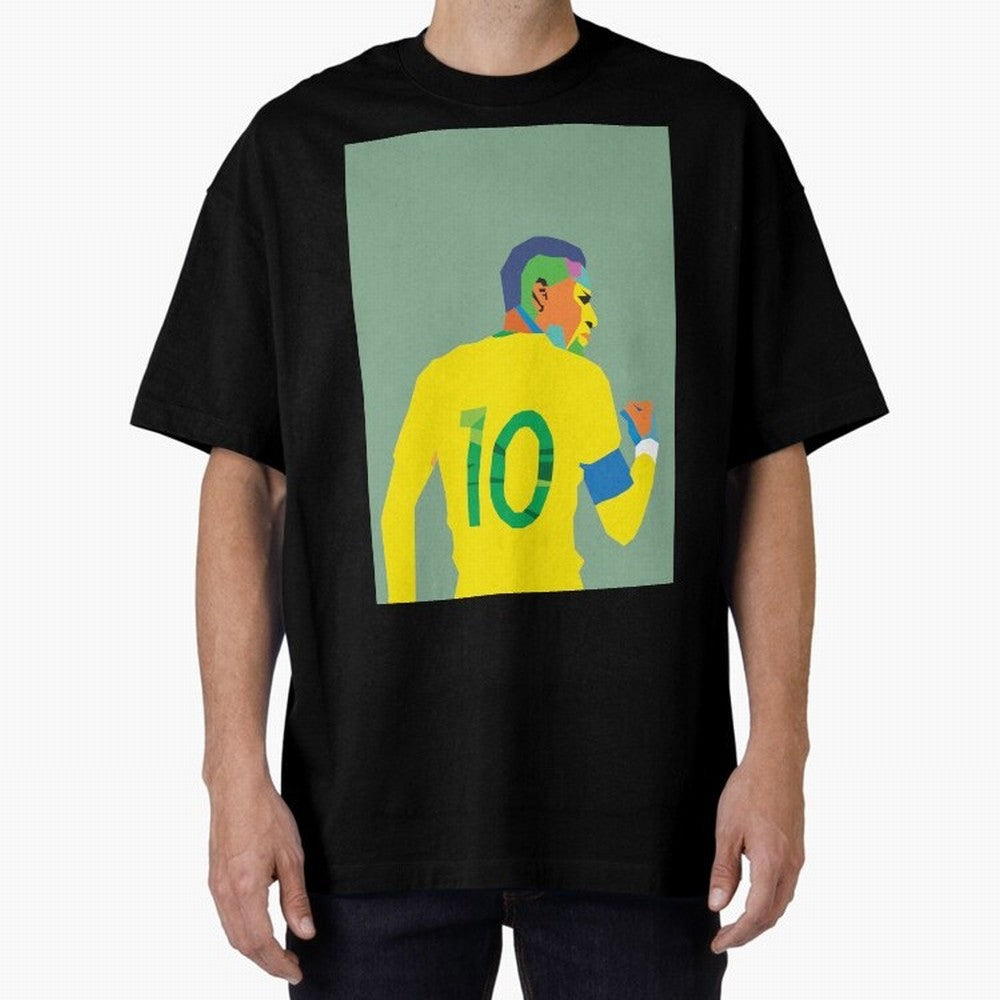 Neymar Jr Oversized T-Shirt Experience the Global Stage of FIFA World Cup 2026 for Fans of Messi and Cristiano Ronaldo and England, Bringing Game Day Rituals, Football Legends, Country Pride and the Road to the Final; Ideal for Passionate Fans Who