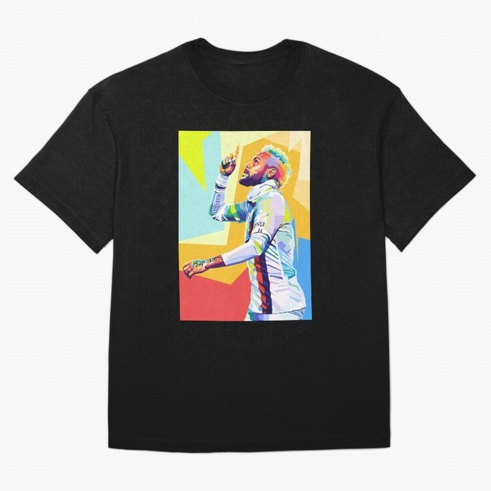 Neymar Jr Wpap pop art Oversized T-Shirt Experience FIFA World Cup 2026 Group Stage Inspired by Cristiano Ronaldo, Argentina and Brazil Energy, Vintage Soccer Flavor, Modern Football Stars, National Flags and Final Night Emotion; Perfect for